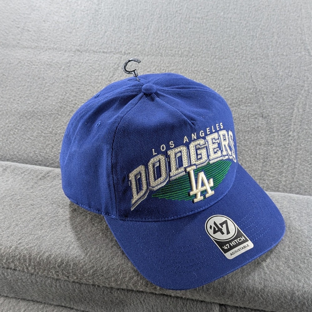 '47 Brand Los Angeles Dodgers Hat Mens OSFA Royal Blue Pomona Hitch Snapback